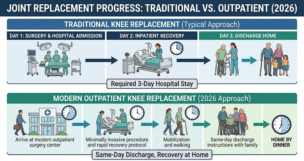Outpatient Joint Replacement in Lake Mary: Home by Dinner